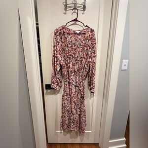 Floral Wrap Dress